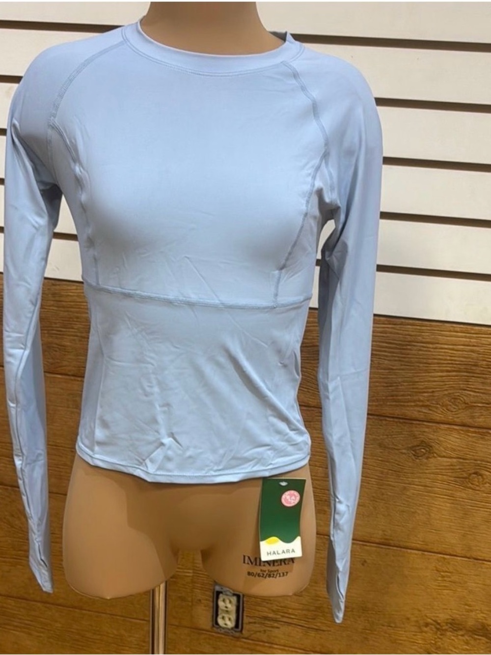 Halara Light Blue Activewear Top